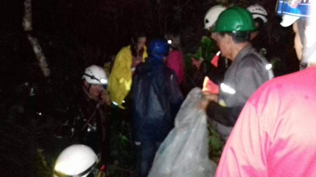 Acción de búsqueda y rescate Reserva Alegrías Líbano